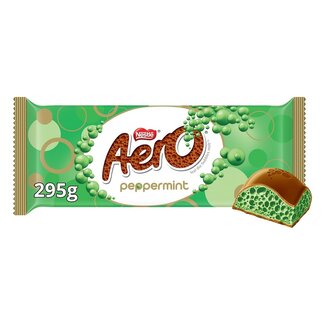 Nestle Aero Peppermint Mint Chocolate Large Bar 295g
