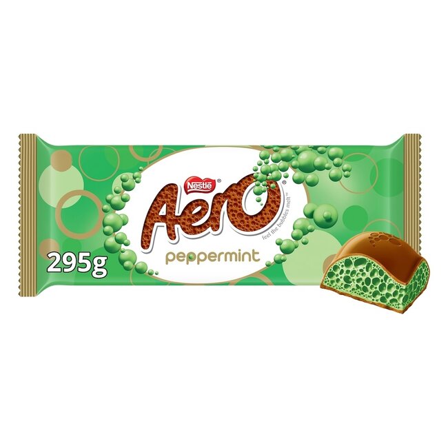Aero Peppermint Mint Chocolate Large Bar 295g