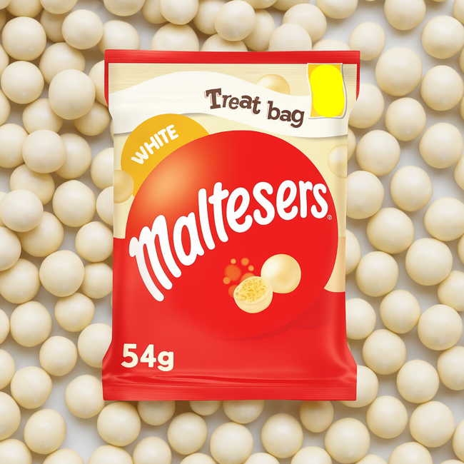 Maltesers White Treat Bag 54g