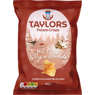 Taylors Hot Honey Pigs in Blankets Crisps 150g