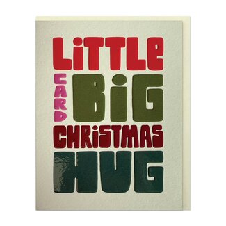 Raspberry Blossom Little Big Christmas Hug Card