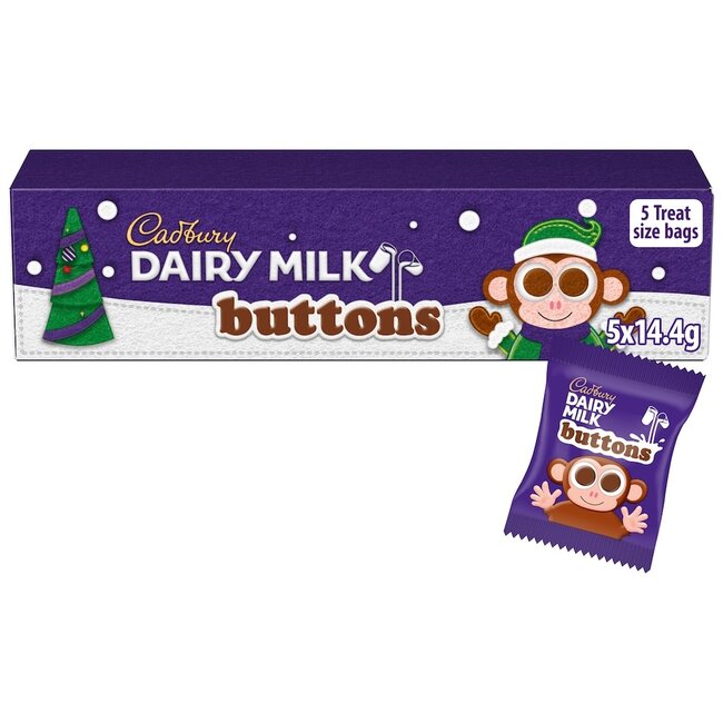 Dairy Milk Buttons Chocolate Tube 72g