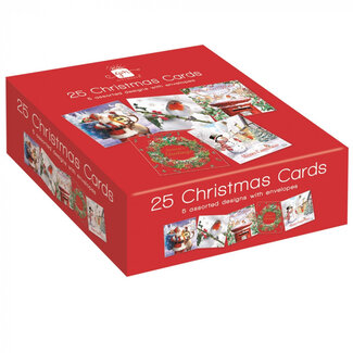 Giftmaker 25 Bumper Box Christmas Cards