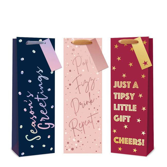 Foliage Bottle Gift Bag