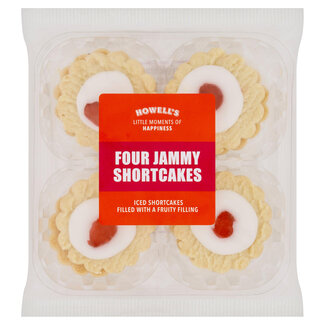 Howells Jammy Shortcakes 4pk