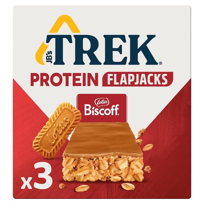 Trek Protein Flapjack Biscoff 3pk