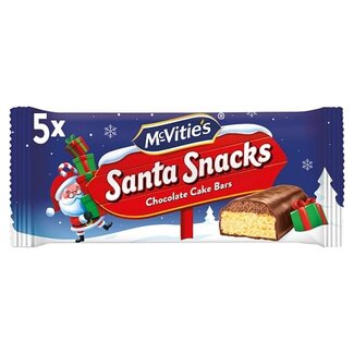 McVities Santa Snacks Cake Bars 5pk