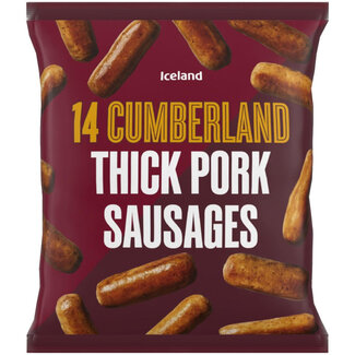 Iceland 14 Cumberland Sausages 700g