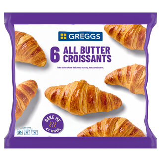 Greggs 6 All Butter Croissants 330g