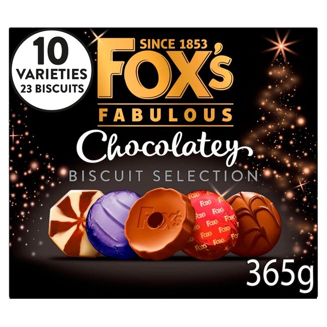 Chocolatey Biscuit Selection 365g