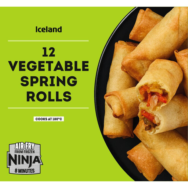 12 Vegetable Spring Rolls 240g