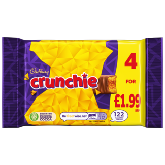 Cadburys Crunchie 4pk 104g