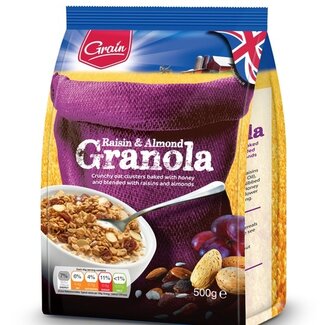 Grain Raisin & Almond Granola 500g