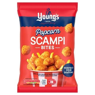 Youngs Popcorn Scampi Bites 190g