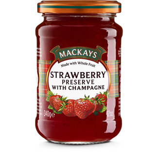 Mackays Strawberry Preserve with Champagne 340g