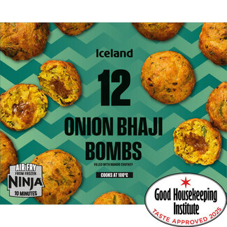 Iceland 12 Onion Bhaji Bombs 300g