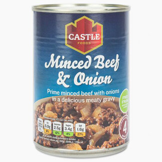 Castle Foods Minced Beef & Onion 385g