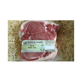 Waldron Rind On Back Bacon Rashers 2.27kg