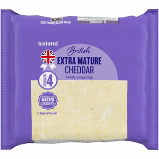 Iceland Extra Mature White Cheddar 250g