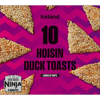 Iceland 10 Hoisin Duck Toasts 130g