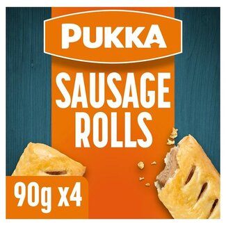 Pukka 4 Sausage Rolls 360g