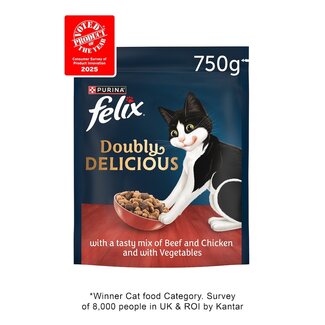 Purina Felix Doubly Delicious Beef & Chicken 750g