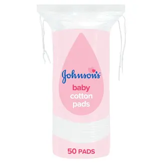 Johnsons Johnsons Baby Cotton Pads 50 pack