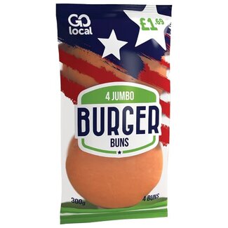 Go Local Jumbo Burger Buns