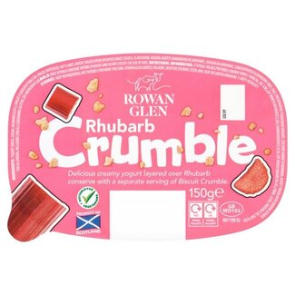 Rowan Glen Yoghurt Rhubarb Crumble 150g