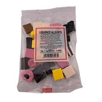 Value Sweets Liquorice Allsorts 180g