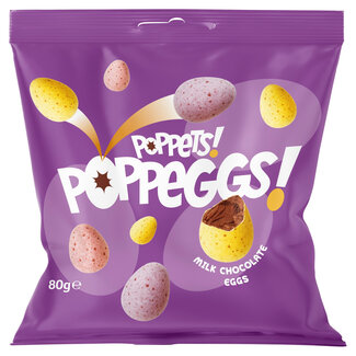Poppets Milk Chocolate Mini Eggs 80g