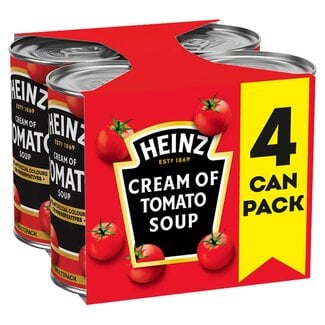 Heinz 4pk Cream of Tomato Soup 400g