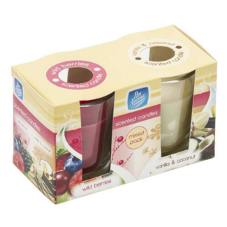 Pan Aroma Glass Candle Very Berry & Vanilla