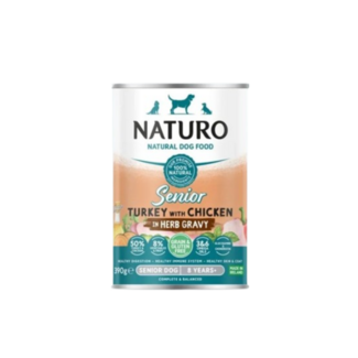 Naturo Senior Dog Turkey & Chicken Gravy 390g