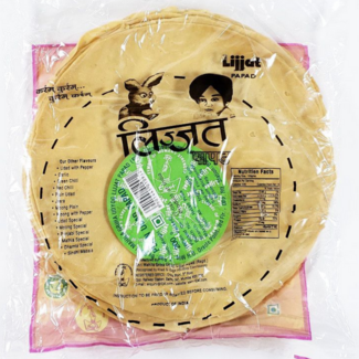 Lijjat Plain Urad Poppadoms 200g