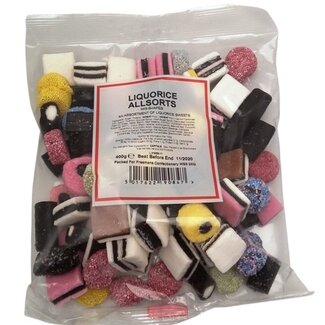 Value Sweets Liquorice Allsorts 400g