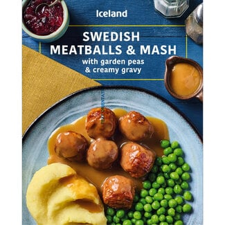 Iceland Swedish Meatballs & Mash 400g