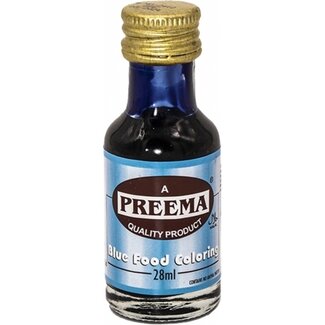 Preema Blue Liquid Food Colouring 28ml