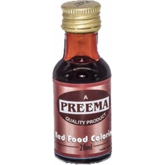 Preema Red Liquid Food Colouring 28ml