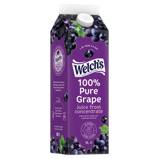 Welchs 100% Pure Grape Juice 1L