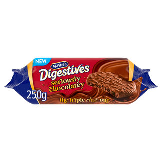 McVities Seriously Chocolatey Digestive Biscuits 250g