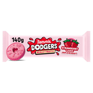 Jammie Dodgers Strawberry Flavour Biscuits 140g