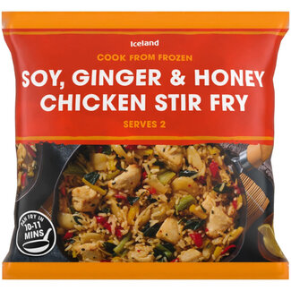 Iceland Soy, Ginger & Honey Chicken Stir Fry 750g
