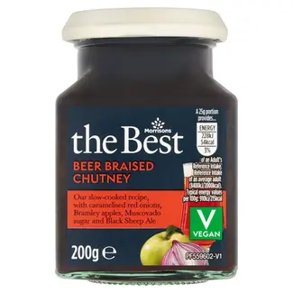Morrisons The Best Chutney Beer Braised 200g
