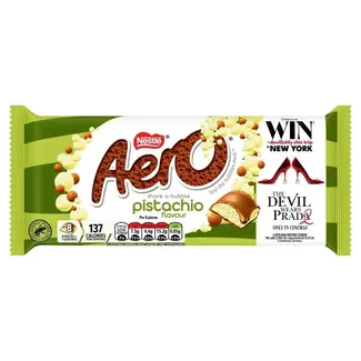 Aero Bubbly Pistachio Sharing Bar 90g