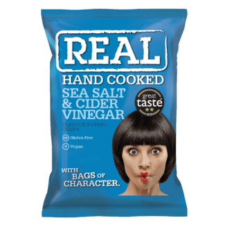 Real Crisps Sea Salt & Cider Vinegar 35g