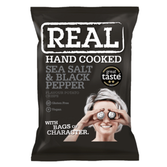 Real Crisps Sea Salt & Black Pepper 35g
