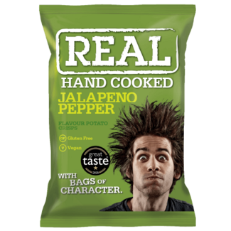 Real Crisps Jalapeno Pepper 35g