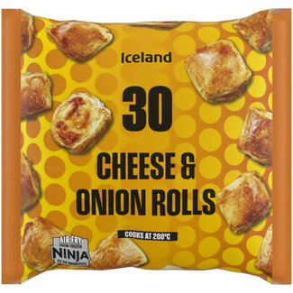 Iceland 30 Cheese & Onion Rolls 540g