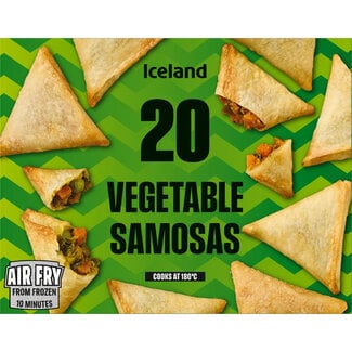 Iceland 20 Vegetable Samosas 300g